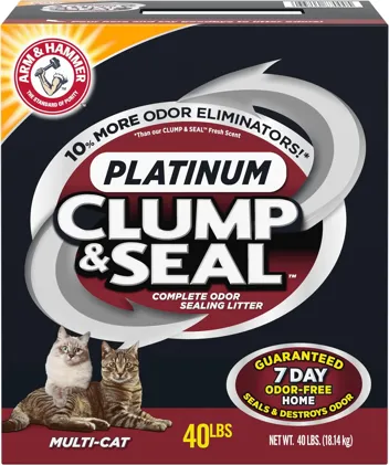 Arm & Hammer Clump & Seal Platinum Clumping Cat Litter