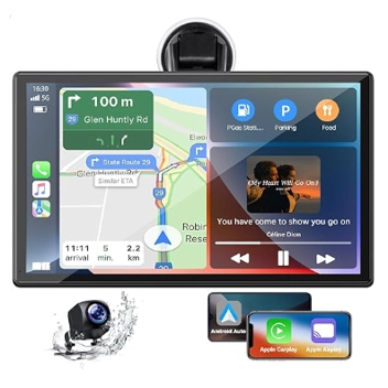 Lamtto 9" Touch Screen Wireless Car Stereo w/ Apple Carplay