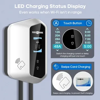 Paris Rhône GS003 Level 2 48 Amp UL Listed 11.5KW EV Charger