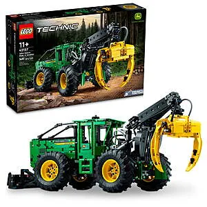 1492-Piece Technic John Deere 948L-II Skidder Building Set