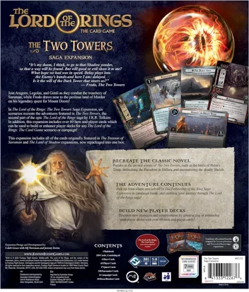 The Lord of The Rings The Card Game The Two Towers SAGA Expansion