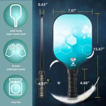 Upalled Pickleball Paddles w/ 4 Pickleball Balls