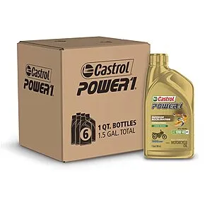 Power1 4T 10W-40 Full Synthetic Motorcycle Oil, 1 Quart