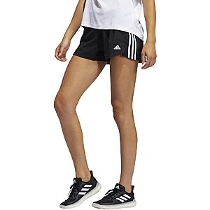 Pacer 3-Stripes Woven Shorts (Black/White)