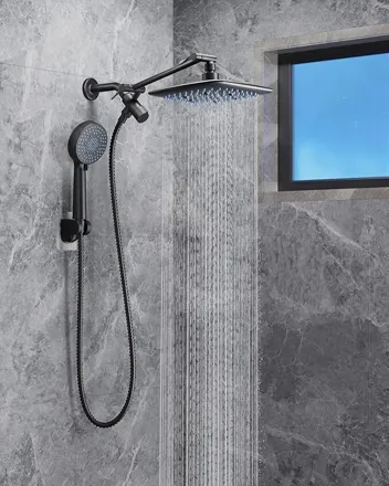 11" Stainless Steel Rain Shower Head With Extension Arm