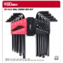 Tough Heavy-duty Ball End Hex Key Set (26-Piece)