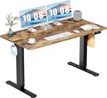 Dumos 48x24" Electric Standing Desk with Keyboard Tray