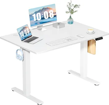 Dumos 48x24" Electric Standing Desk with Keyboard Tray