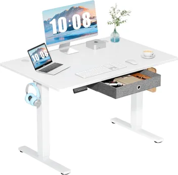 Dumos 48x24" Electric Standing Desk with Keyboard Tray