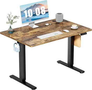 Dumos 48x24" Electric Standing Desk with Keyboard Tray