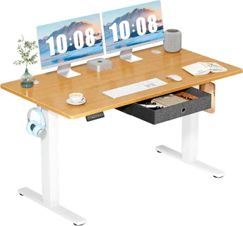 Dumos 48x24" Electric Standing Desk with Keyboard Tray