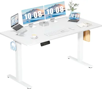 Dumos 48x24" Electric Standing Desk with Keyboard Tray