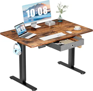 Dumos 48x24" Electric Standing Desk with Keyboard Tray