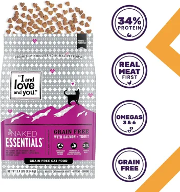 "I and love and you" Naked Essentials Dry Cat Food