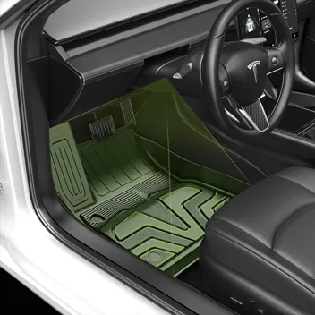 Tesla Model Y, TPE All Weather Floor Mats