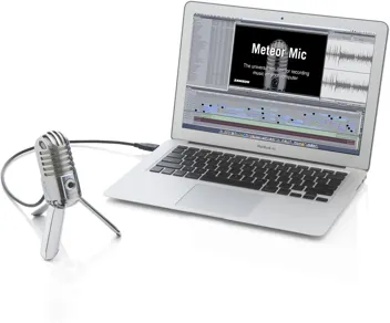 Samson Meteor Mic USB Studio Microphone (Titanium Black)