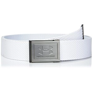 Reversible Webbing Belt (White/Silver)