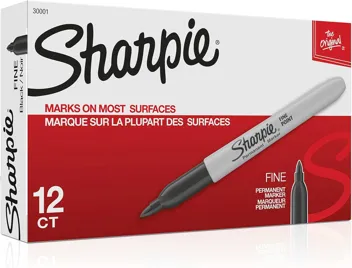 Permanent Markers (12-Count)