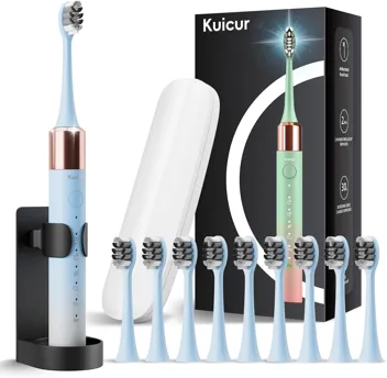 42,000VPM Sonic Electric Toothbrush with 10x Brushheads