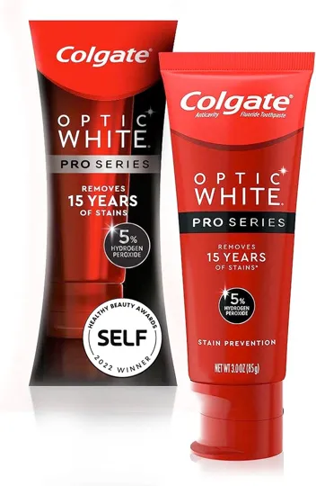 Optic White Pro Series Whitening Toothpaste with 5% Hydrogen Peroxide