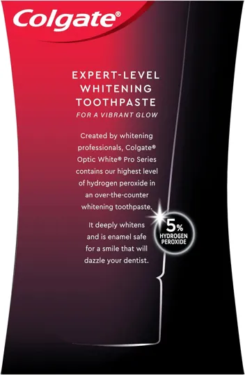 Optic White Pro Series Whitening Toothpaste with 5% Hydrogen Peroxide