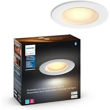 Smart Recessed 5/6" LED Downlight (White Amiance, Requires Bridge for Smart Functionality)