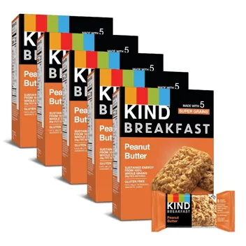 [S&S]: 12-Bars (6 Packs of 2) Kind Breakfast Protein Snack Bars (Dark Chocolate Cocoa)