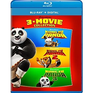 Kung Fu Panda: 3-Movie Collection (Blu-ray + Digital)