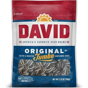 David Roasted and Salted 5.25oz Jumbo Sunflower Seeds
