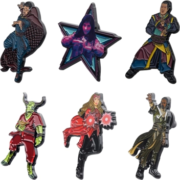 Studios: Doctor Strange in the Multiverse of Madness. Metal-based with 6 Pin Set comes in an Officially Licensed Box (Amazon Exclusive)