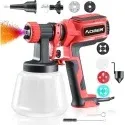 Aoben 750W HVLP 1200ml Electric Paint Sprayer Kit w/ 4 Nozzles