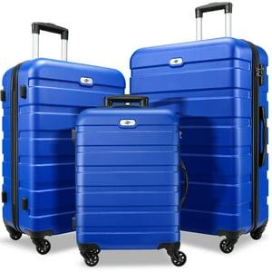 Suitour 3-Piece Hard Shell Luggage Set with Spinner Wheels (Set of 20"/24"/28")