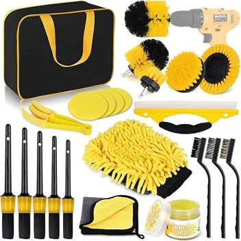 Herrfilk 22Pc CCar Cleaning Tools Kit with Carry Bag