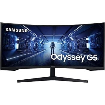 Odyssey G5 34" Curved 3440x1440 WQHD 165Hz Ultra-Wide Gaming Monitor