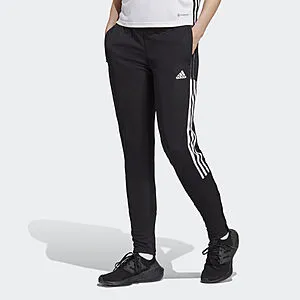 Women's Tiro Track Pants (Black/White)