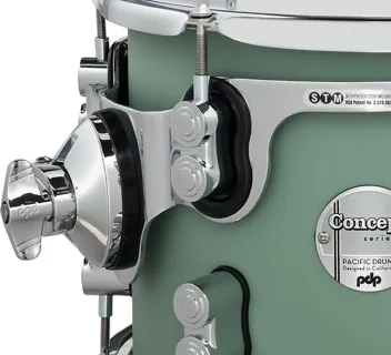 Drums & Percussion PDP Concept Maple 3-Piece Rock, Satin Seafoam Drum Set Shell Pack (PDCM24RKSF)