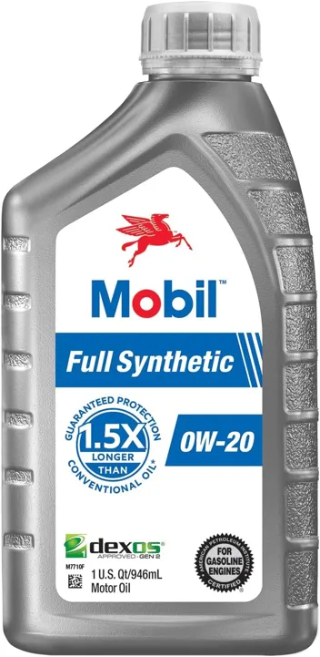 of 1qt Mobil Full Synthetic Motor Oil 5W-30