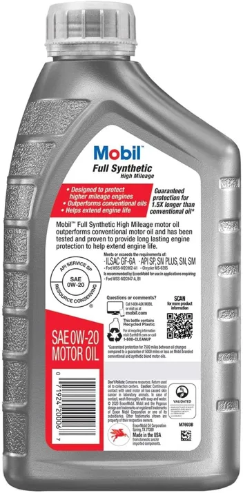 1-Quart Full Synthetic Motor Oil (5W-30)