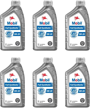 of 1qt Mobil Full Synthetic Motor Oil 5W-30