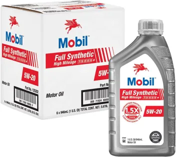 of 1qt Mobil Full Synthetic Motor Oil 5W-30