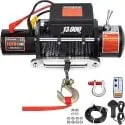 12V 13000lb Load Capacity Steel Rope Electric Winch