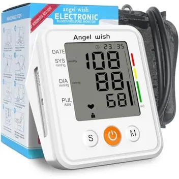 Angel Wish Arm Cuff Blood Pressure Monitor (USB or AAA Battery Powered)