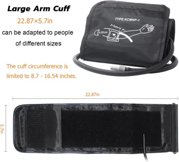 Angel Wish Arm Cuff Blood Pressure Monitor (USB or AAA Battery Powered)