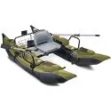 9' Inflatable Classic Accessories Colorado Pontoon Boat (Sage/Black)