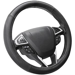 SEG Direct Car Steering Wheel Cover Universal All Sizes/Colors Microfiber Leather Amazon Prime