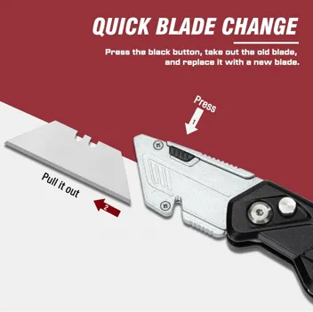 Kata Retractable Utility Knife w/ 10x Blades