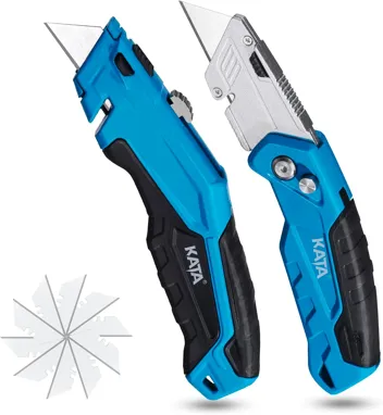 Kata Retractable Utility Knife w/ 10x Blades