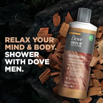 18-Oz +Care Body Wash Sandalwood + Cardamom Oil