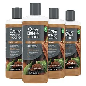 18-Oz +Care Body Wash Sandalwood + Cardamom Oil