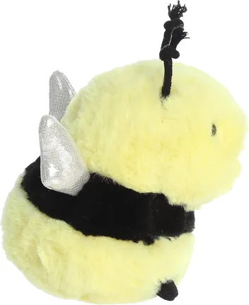 Round Rolly Pet Chickadee Chick Stuffed Animal - Yellow 5 Inches